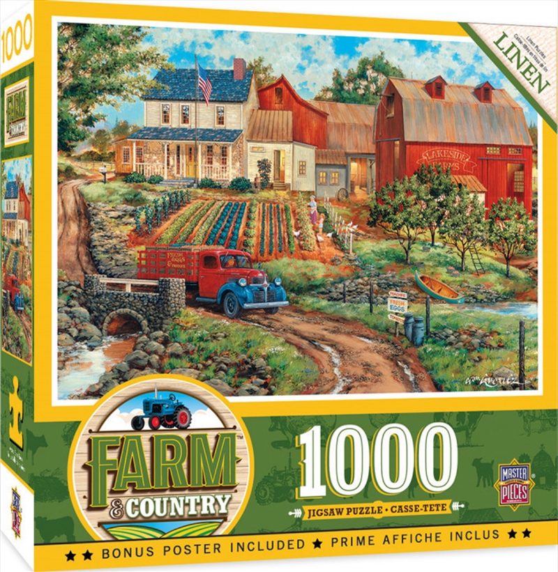 Masterpieces Puzzle Farm and Country Grandma's Garden Puzzle 1,000 pieces/Product Detail/Destination