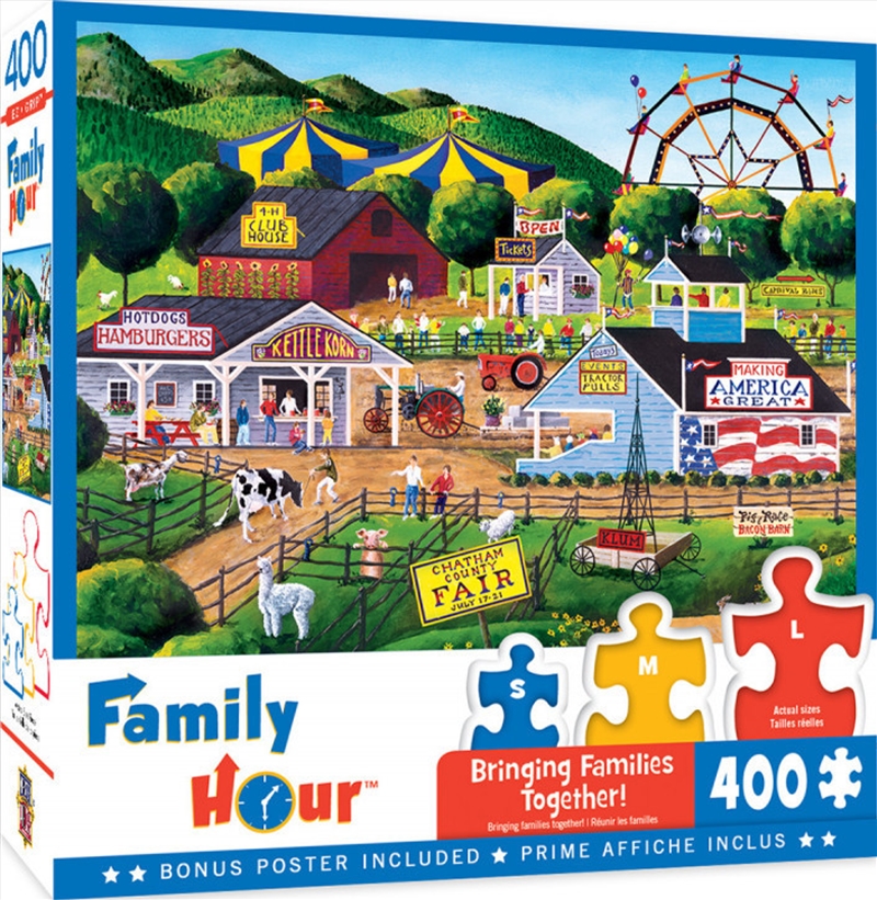Masterpieces Puzzle Family Hour Summer Carnival Ez Grip Puzzle 400 pieces/Product Detail/Destination