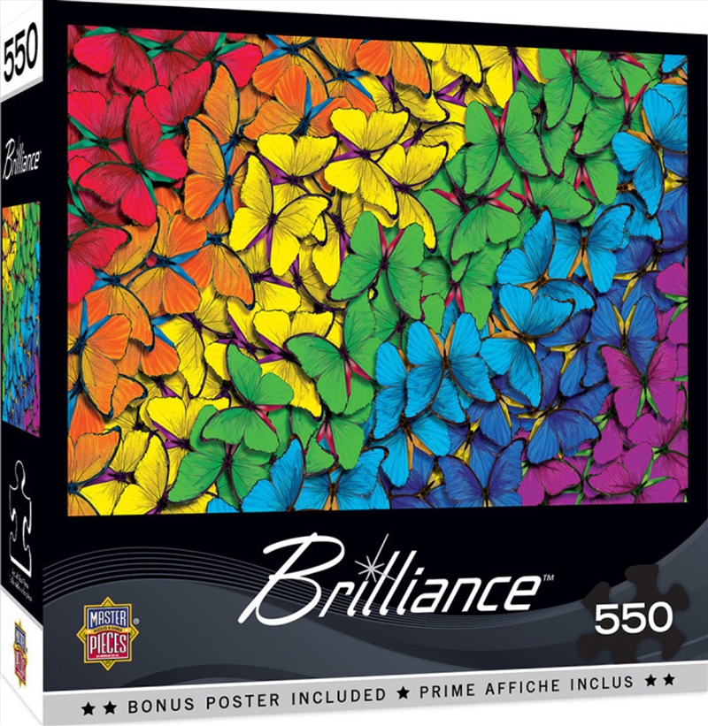 Masterpieces Puzzle Brilliance Collection Fluttering Rainbow Puzzle 550 pieces/Product Detail/Art and Icons
