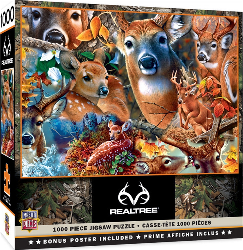 Masterpieces Puzzle Realtree Forest Beauties Puzzle 1,000 pieces/Product Detail/Nature and Animals