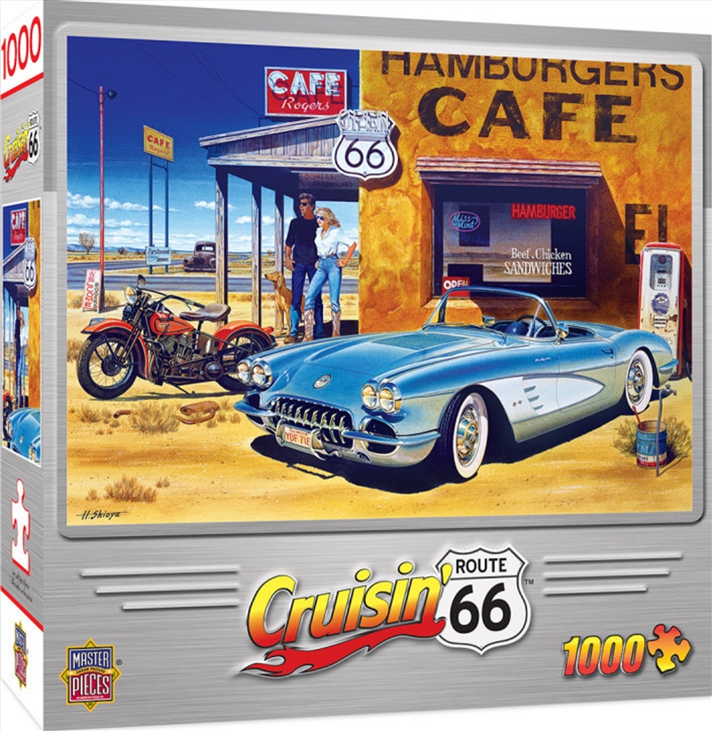 Masterpieces Puzzle Cruisin Route 66 Cafe Puzzle 1,000 pieces/Product Detail/Destination