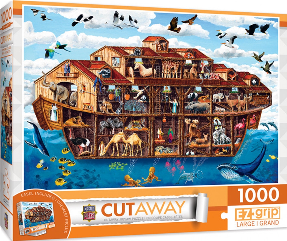 Masterpieces Puzzle Cutaway Noah's Ark Ez Grip Puzzle 1,000 pieces/Product Detail/Destination