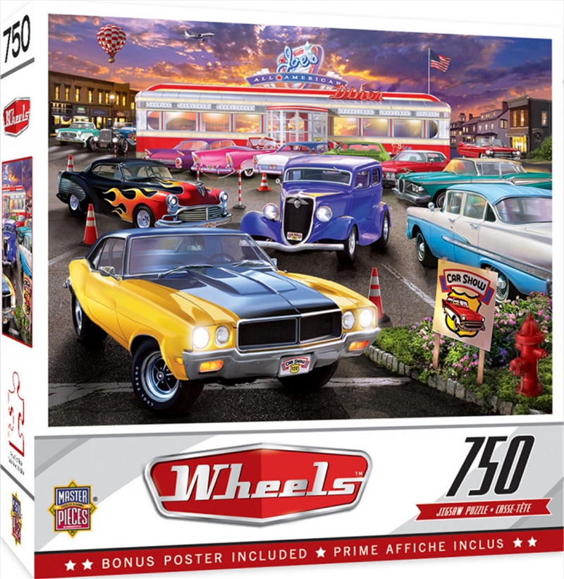 Masterpieces Puzzle Wheels Runner's Up Puzzle 750 pieces | Merchandise