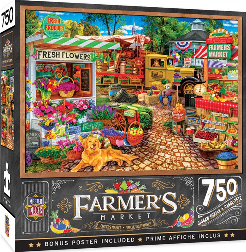 Masterpieces Puzzle Farmers Market Sale on the Square Puzzle 750 pieces/Product Detail/Destination