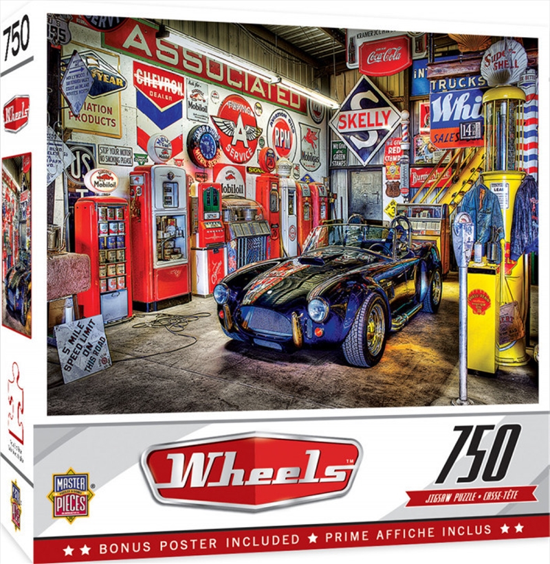 Masterpieces Puzzle Wheels Jewel of the Garage Puzzle 750 pieces | Merchandise