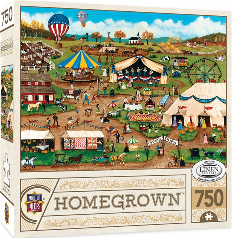 Masterpieces Puzzle Homegrown Country Fair Puzzle 750 pieces | Merchandise