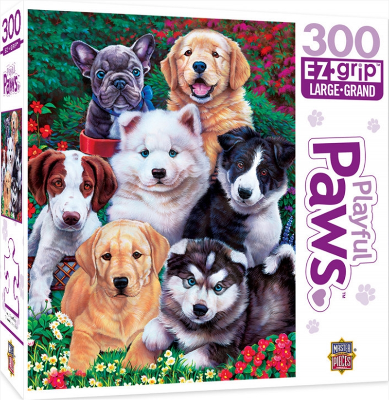 Masterpieces Puzzle Playful Paws Fluffy Fuzzballs Ez Grip Puzzle 300 pieces/Product Detail/Nature and Animals