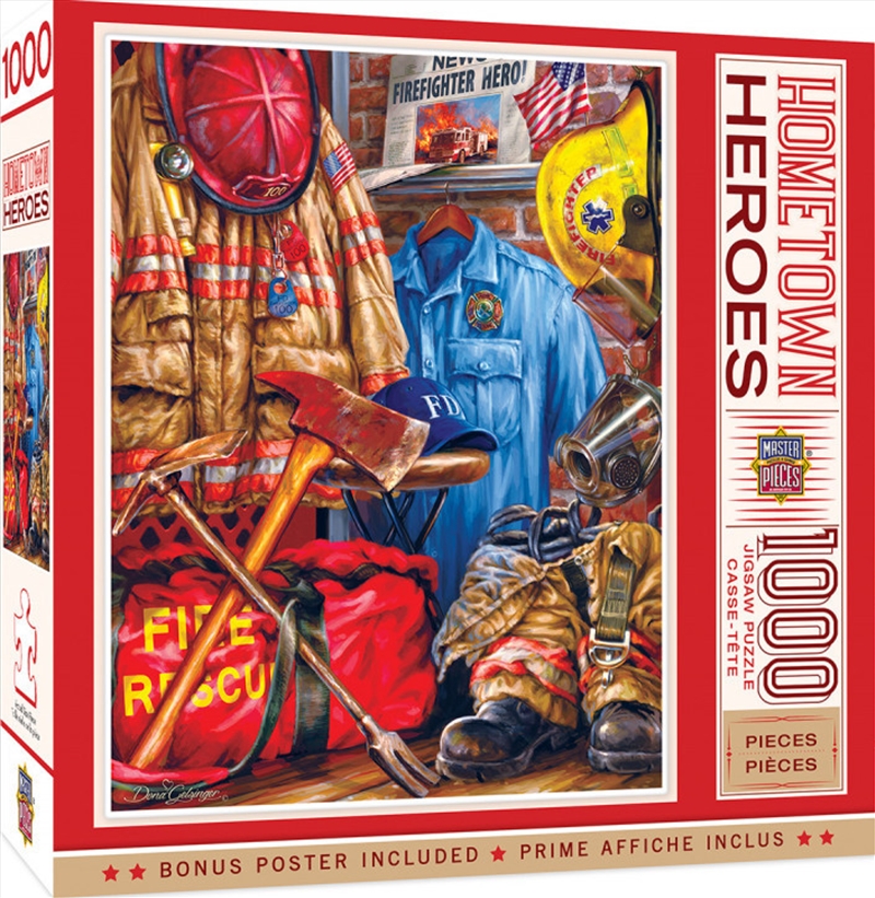 Masterpieces Puzzle Hometown Heroes Fire and Rescue Puzzle 1,000 pieces/Product Detail/Destination