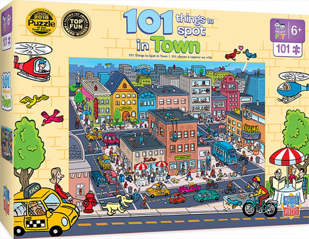 Masterpieces Puzzle 101 Things to Spot In Town Puzzle 101 pieces/Product Detail/Education and Kids