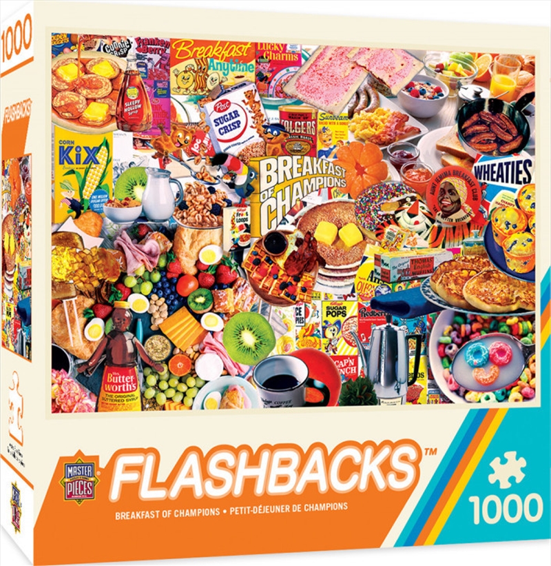 Masterpieces Puzzle Flashbacks Breakfast of Champions Puzzle 1,000 pieces/Product Detail/Destination