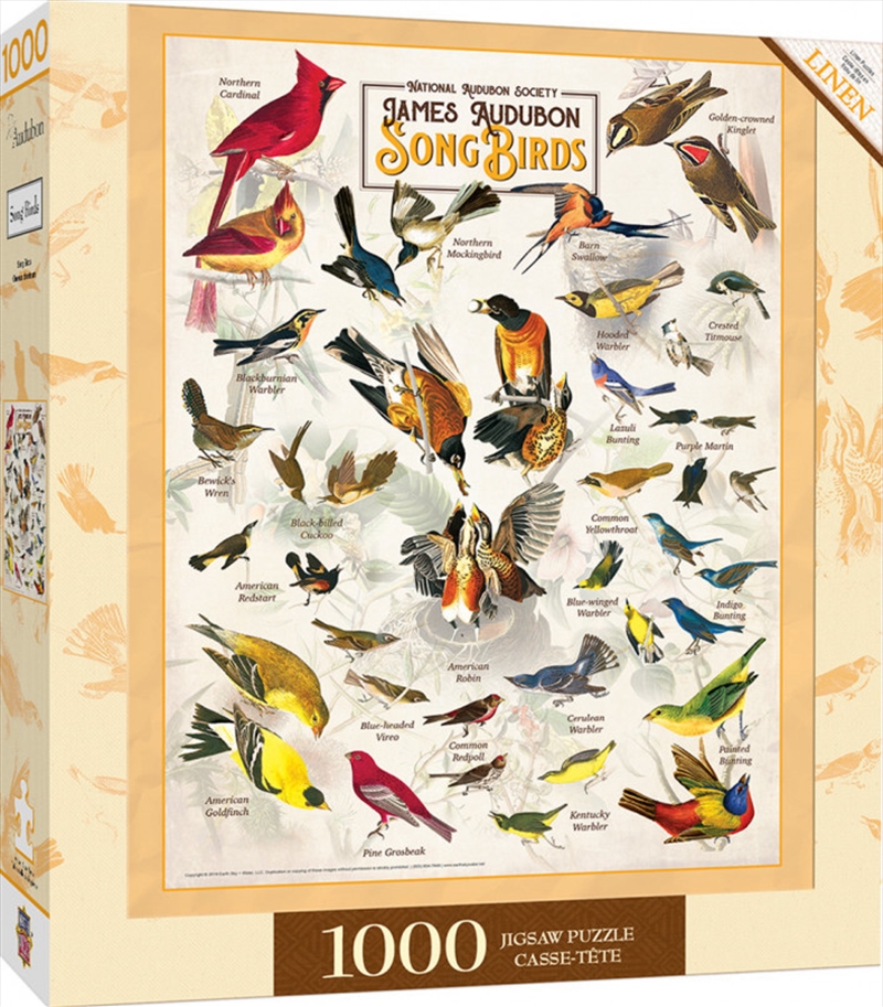 Masterpieces Puzzle Poster Art James Audubon Song Birds Puzzle 1,000 pieces/Product Detail/Art and Icons