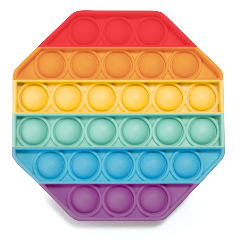 Rainbow Octagon Push And Pop | Toy