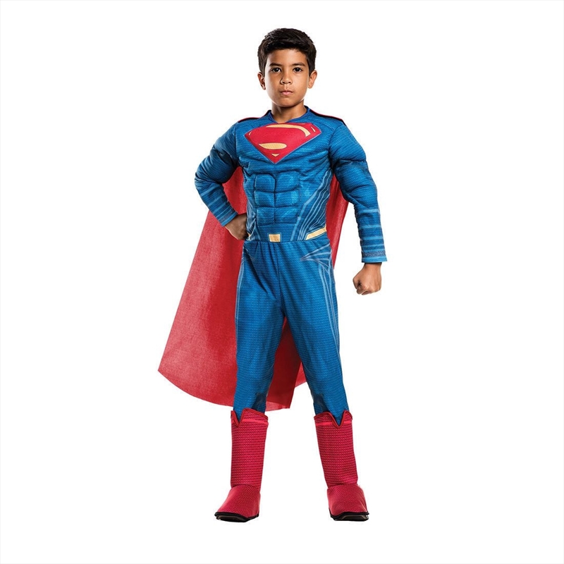 Superman Deluxe Lenticular Kids Costume Sizes 3-5 | Apparel