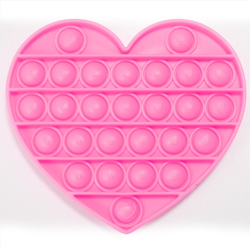 Pink Heart Push And Pop/Product Detail/Fidget & Sensory
