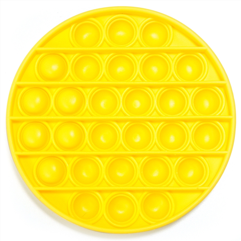 Yellow Round Push And Pop/Product Detail/Fidget & Sensory