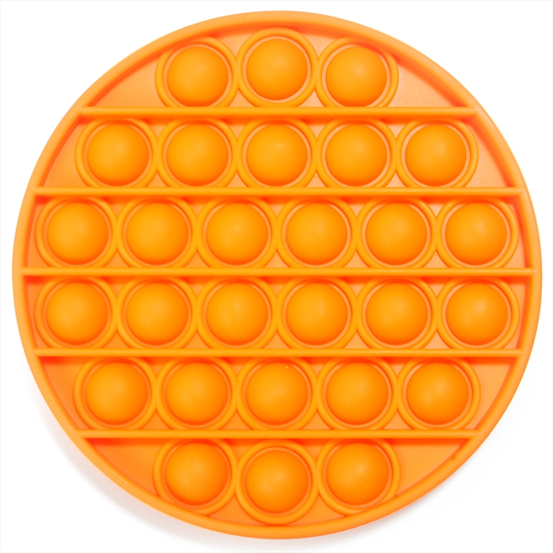 Orange Round Push And Pop | Toy