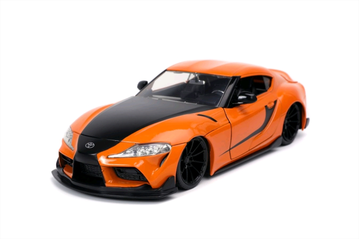 Fast and Furious 9 - 2020 Toyota Supra Metallic Orange 1:24 Scale Hollywood Ride | Merchandise