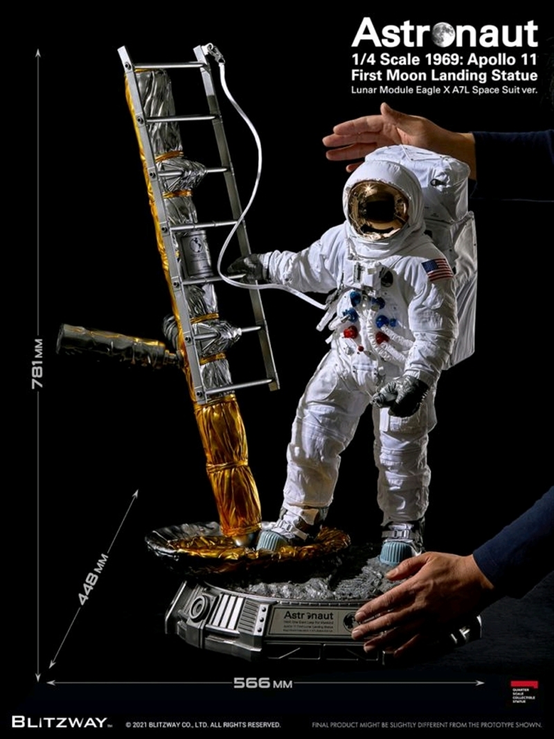 Astronaut - Apollo 11 1st Moon Landing 1:4 Scale Statue/Product Detail/Statues