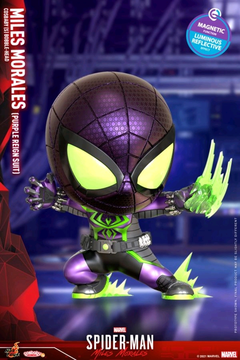 Spider-Man: Miles Morales - Miles Purple Reign Suit Cosbaby/Product Detail/Figurines