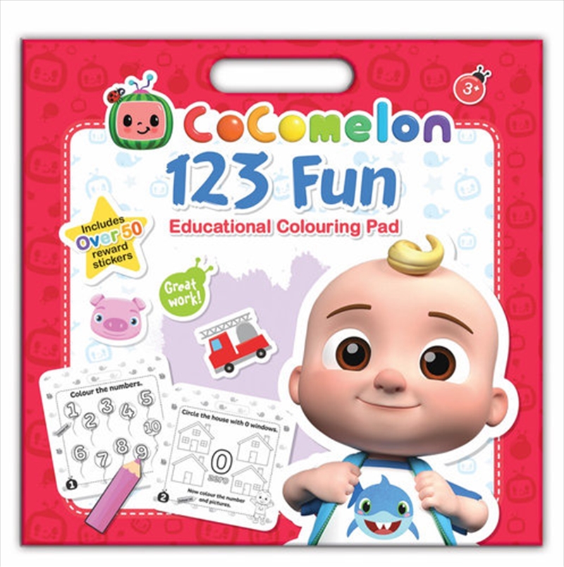 123 Education Colouring Pad | Paperback Book