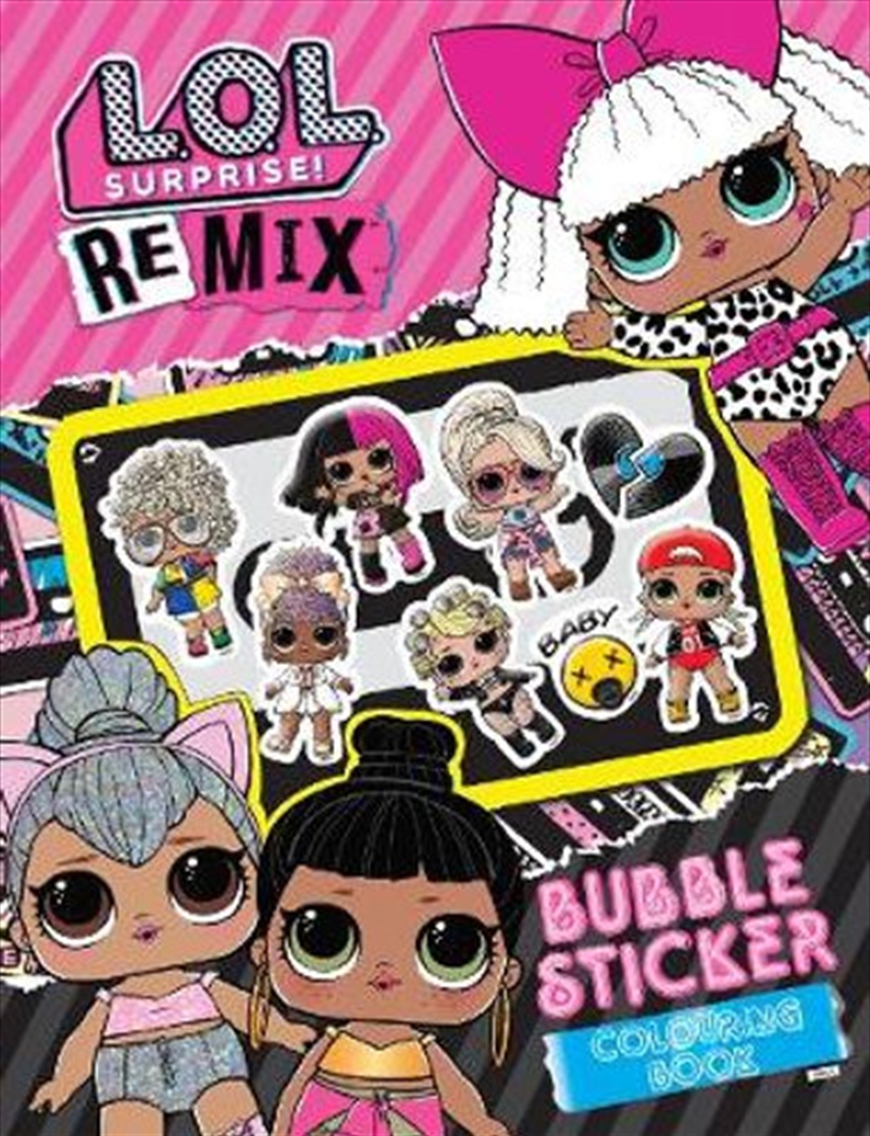 Lol Surprise! Remix Bubble Sticker | Paperback Book