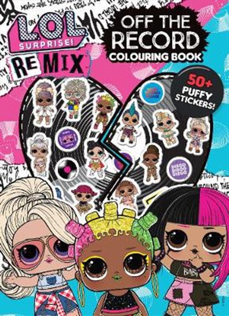 Lol Surprise Remix Puffy Sticker | Paperback Book