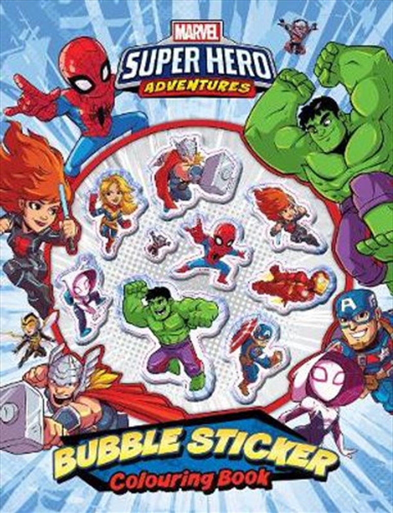 Marvel Superheros Bubble Sticker | Paperback Book