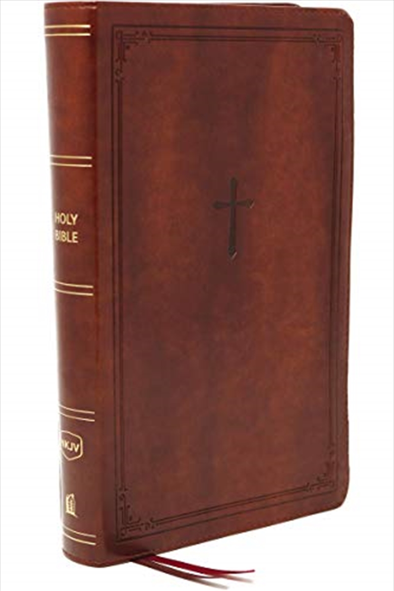 NKJV, End-of-Verse Reference Bible, Compact, Leathersoft, Brown, Red Letter, Comfort Print: Holy Bib/Product Detail/Religion & Beliefs