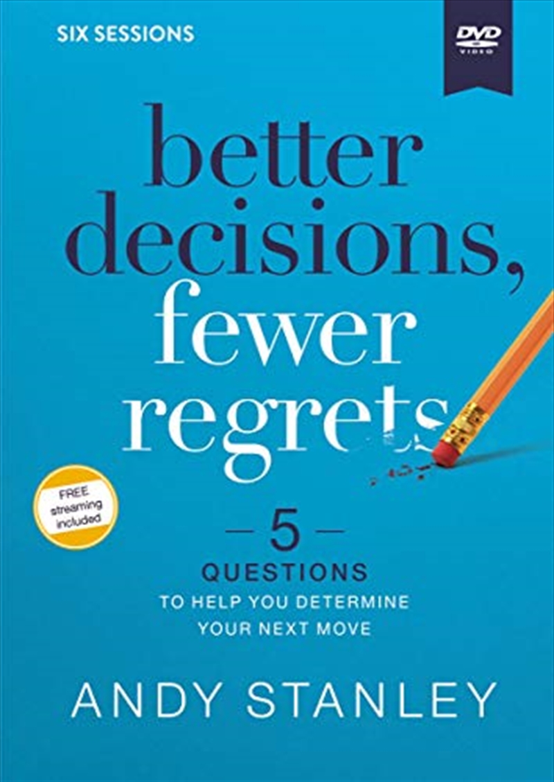 Better Decisions, Fewer Regrets Video Study (Dvd-Video)/Product Detail/Religion & Beliefs