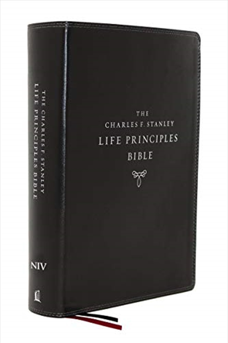 NIV, Charles F. Stanley Life Principles Bible, 2nd Edition, Leathersoft, Black, Comfort Print: Holy/Product Detail/Religion & Beliefs