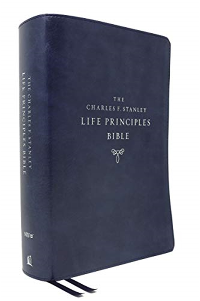 NIV, Charles F. Stanley Life Principles Bible, 2nd Edition, Leathersoft, Blue, Comfort Print: Holy B/Product Detail/Religion & Beliefs