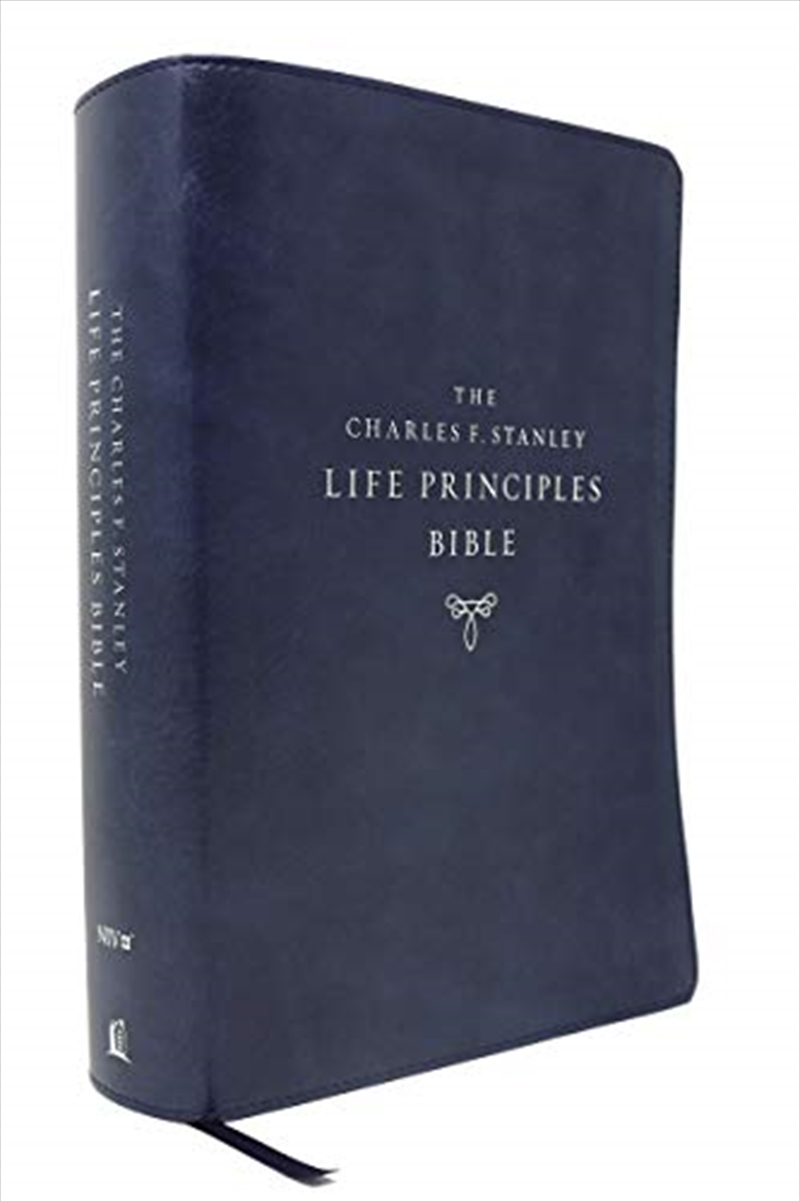 NIV, Charles F. Stanley Life Principles Bible, 2nd Edition, Leathersoft, Blue, Thumb Indexed, Comfor/Product Detail/Religion & Beliefs