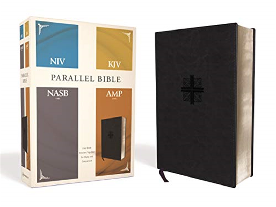 NIV, KJV, NASB, Amplified, Parallel Bible, Leathersoft, Black: Four Bible Versions Together for Stud/Product Detail/Religion & Beliefs