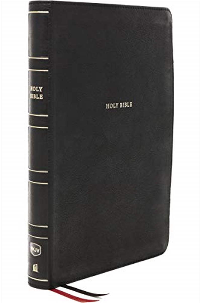 NKJV, Reference Bible, Center-Column Giant Print, Leathersoft, Black, Red Letter, Thumb Indexed, Com/Product Detail/Religion & Beliefs