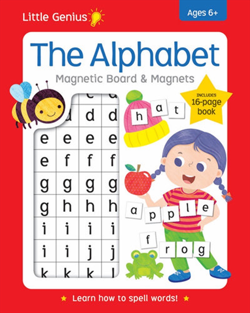 Alphabet Board & Magnets Little Genius | Paperback Book