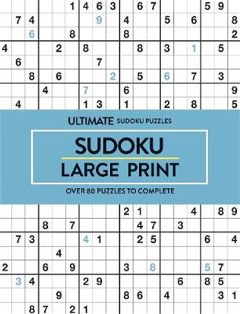 Sudoku Ultimate Puzzles Large Print/Product Detail/Children