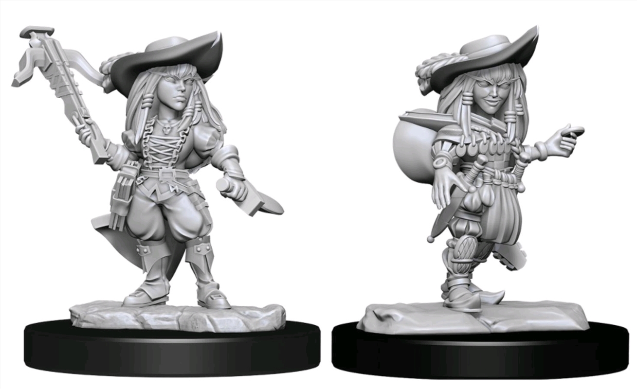 Pathfinder - Deep Cuts Unpainted Miniatures: Gnome Bard Female/Product Detail/RPG Games