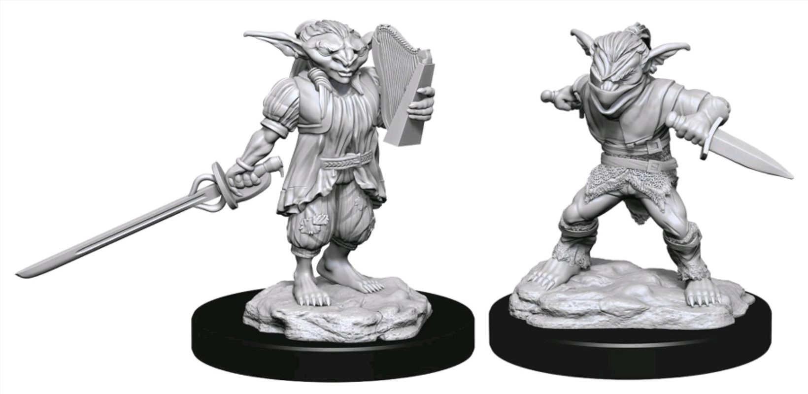 Dungeons & Dragons - Nolzur's Marvelous Unpainted Minis: Goblin Rogue Male & Bard Female/Product Detail/RPG Games