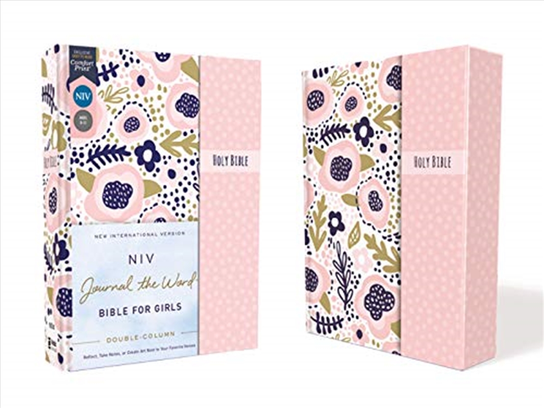 Niv, Journal The Word Bible For Girls, Double-column, Hardcover, Pink, Magnetic Closure, Red Letter,/Product Detail/Religion & Beliefs