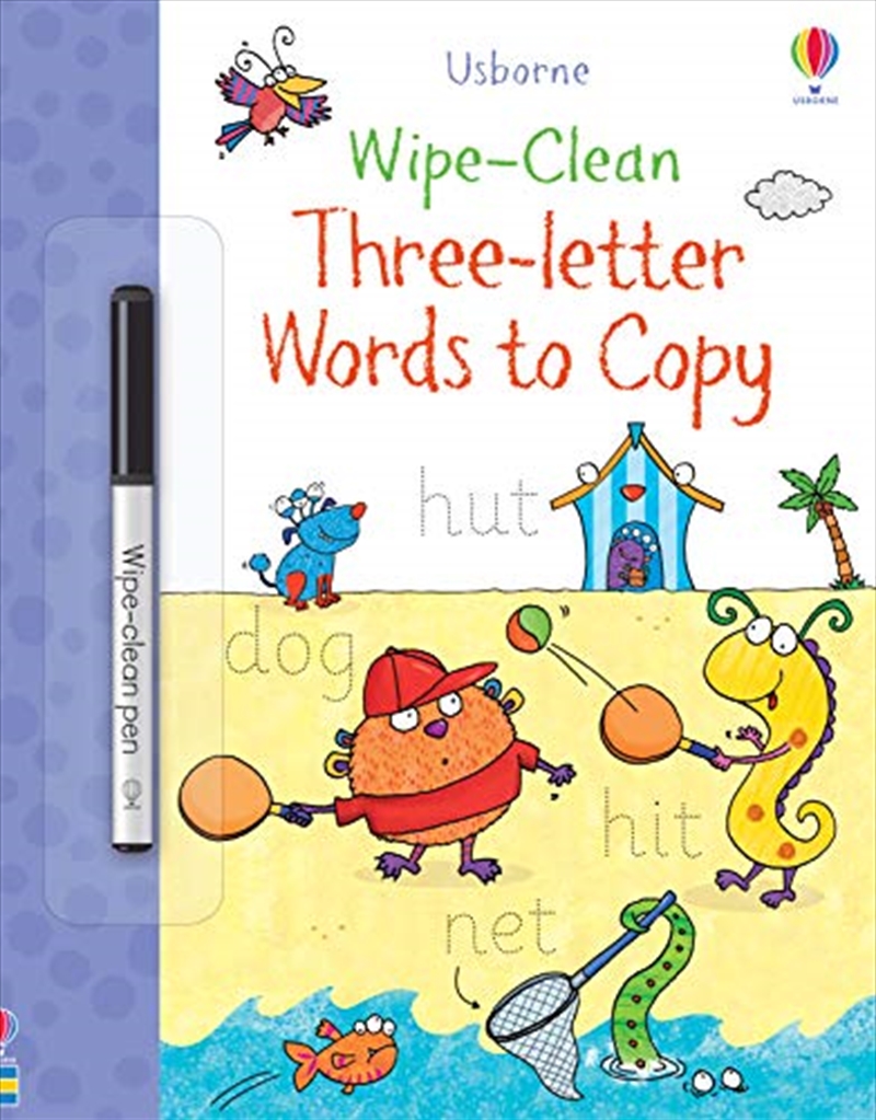 Wipe-Clean Three-Letter Words to Copy/Product Detail/Kids Colouring