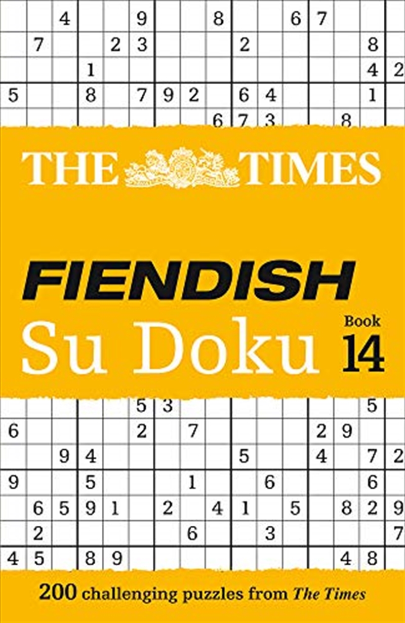 The Times Fiendish Su Doku: Book 14: 200 Challenging Puzzles from The Times/Product Detail/Adults Activity Books