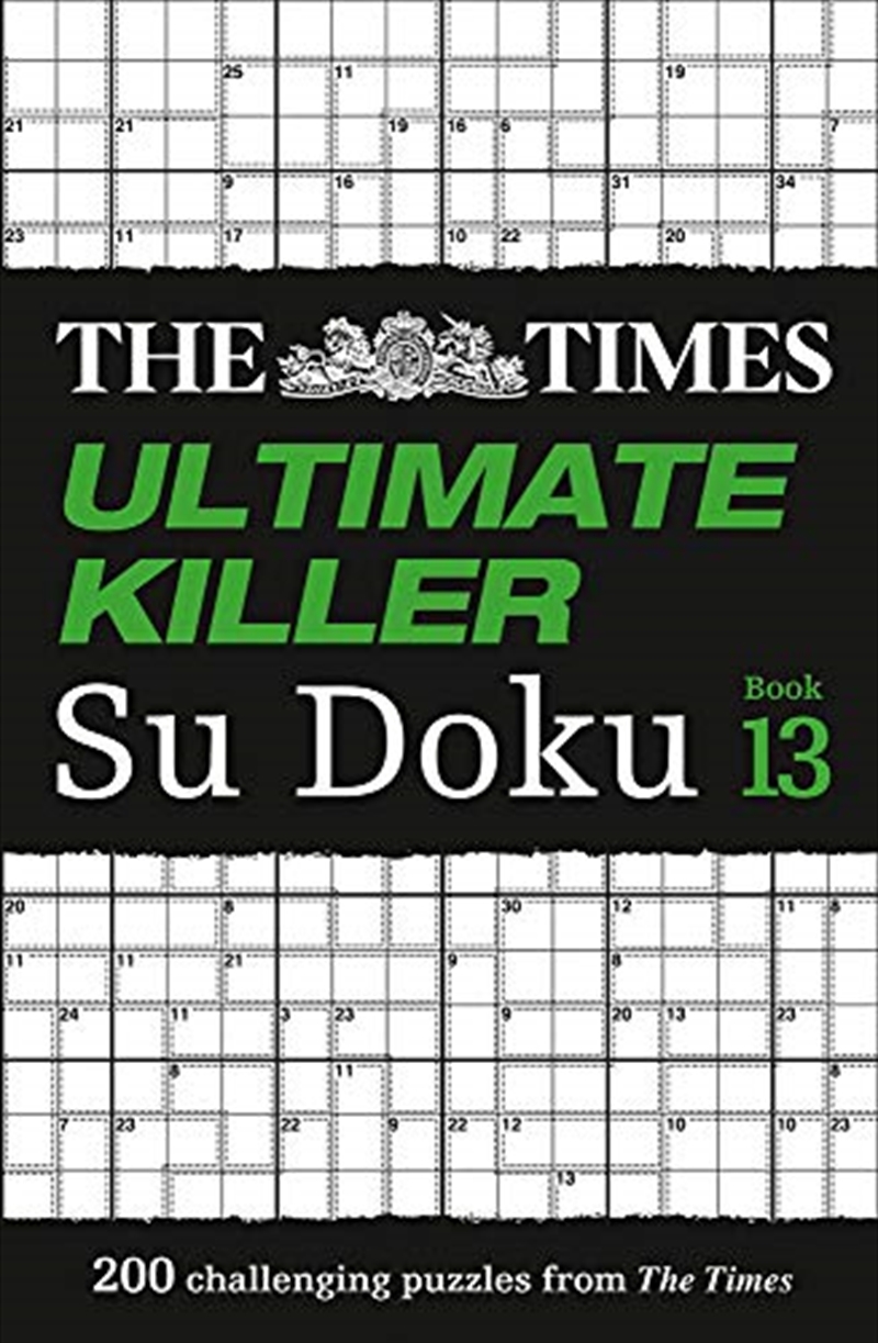The Times Ultimate Killer Su Doku: Book 13: 200 Challenging Puzzles from The Tmes | Paperback Book