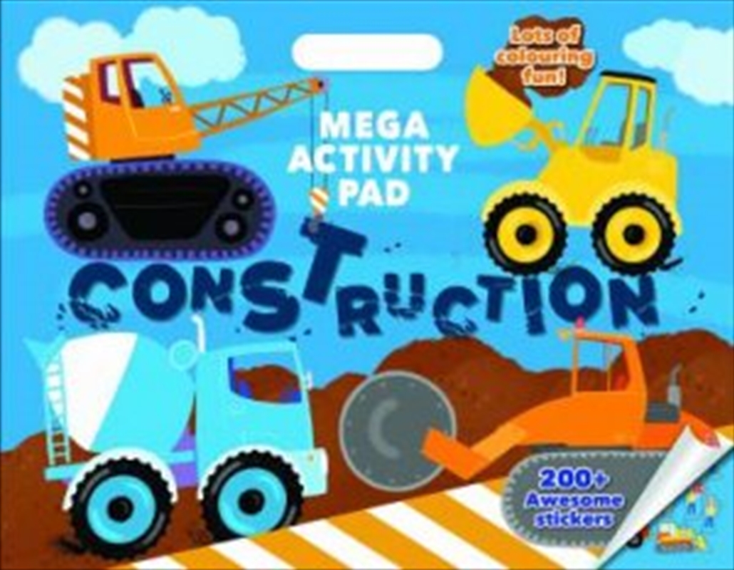 Construction Mega Activity Pad/Product Detail/Arts & Crafts Supplies