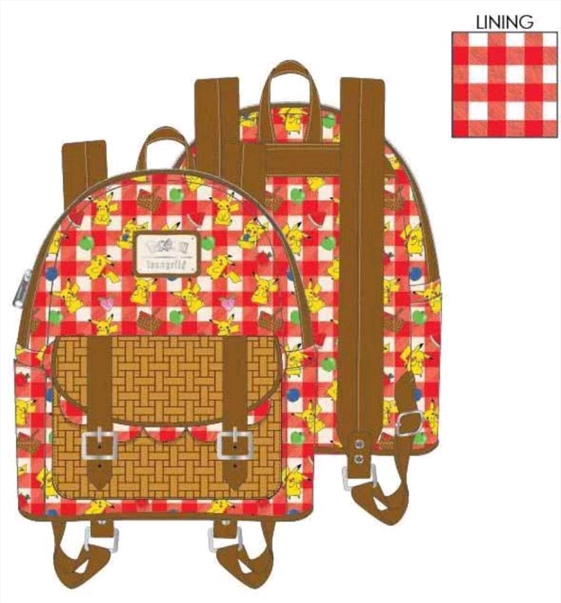 Buy Loungefly Pokemon Pikachu Picnic Basket Mini Backpack