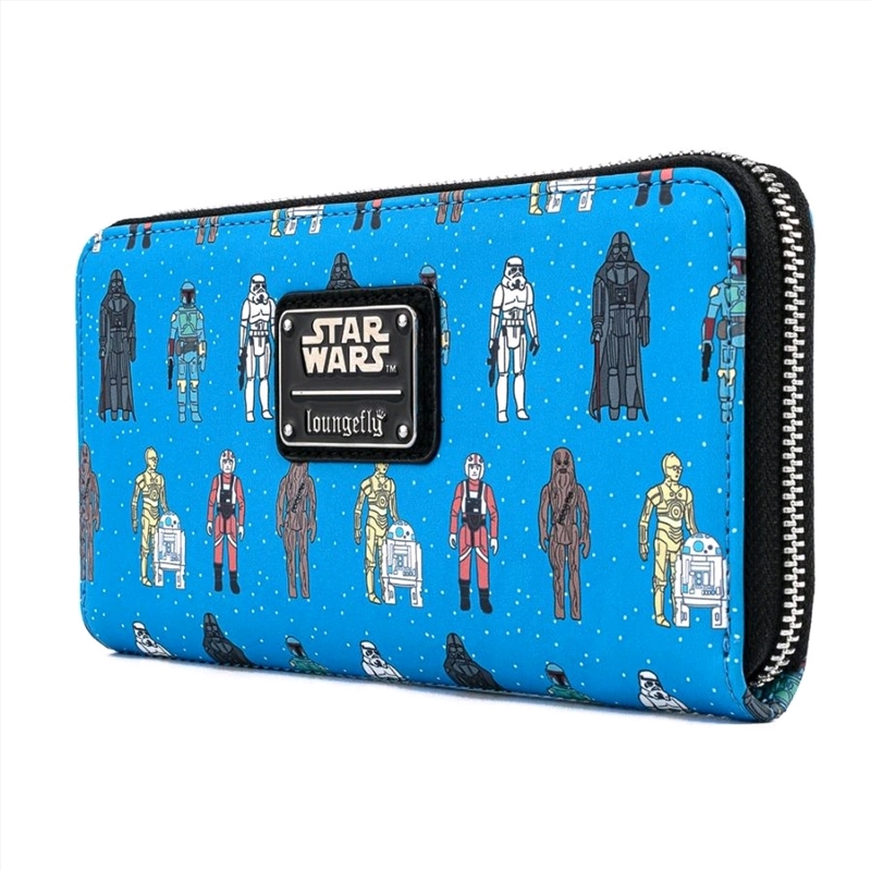 Loungefly - Star Wars - Action Figures Zip Purse/Product Detail/Wallets
