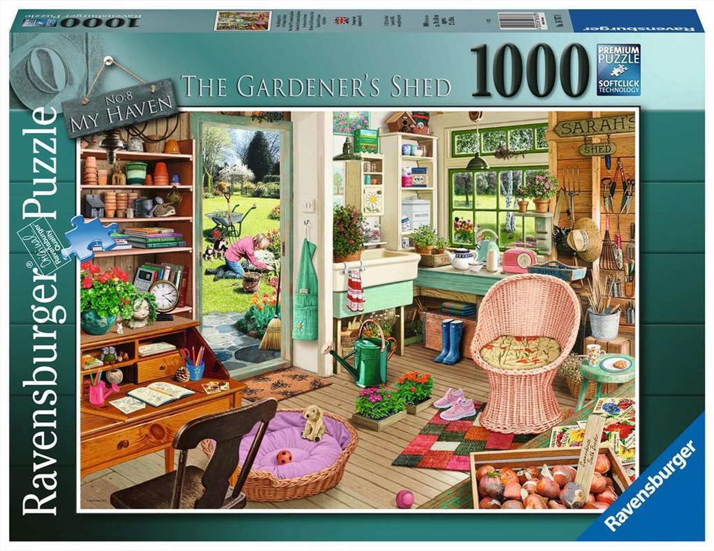 My Haven No 8 The Gardeners Shed 1000 Piece Puzzle | Merchandise