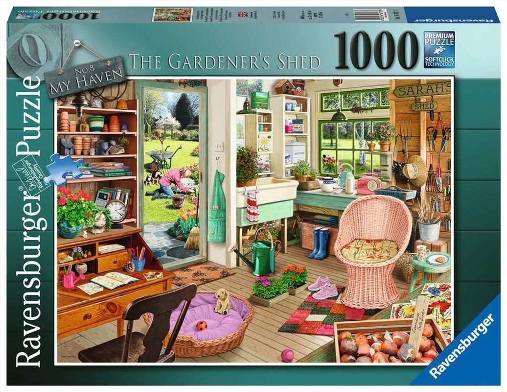 My Haven No 8 The Gardeners Shed 1000 Piece Puzzle/Product Detail/Art and Icons