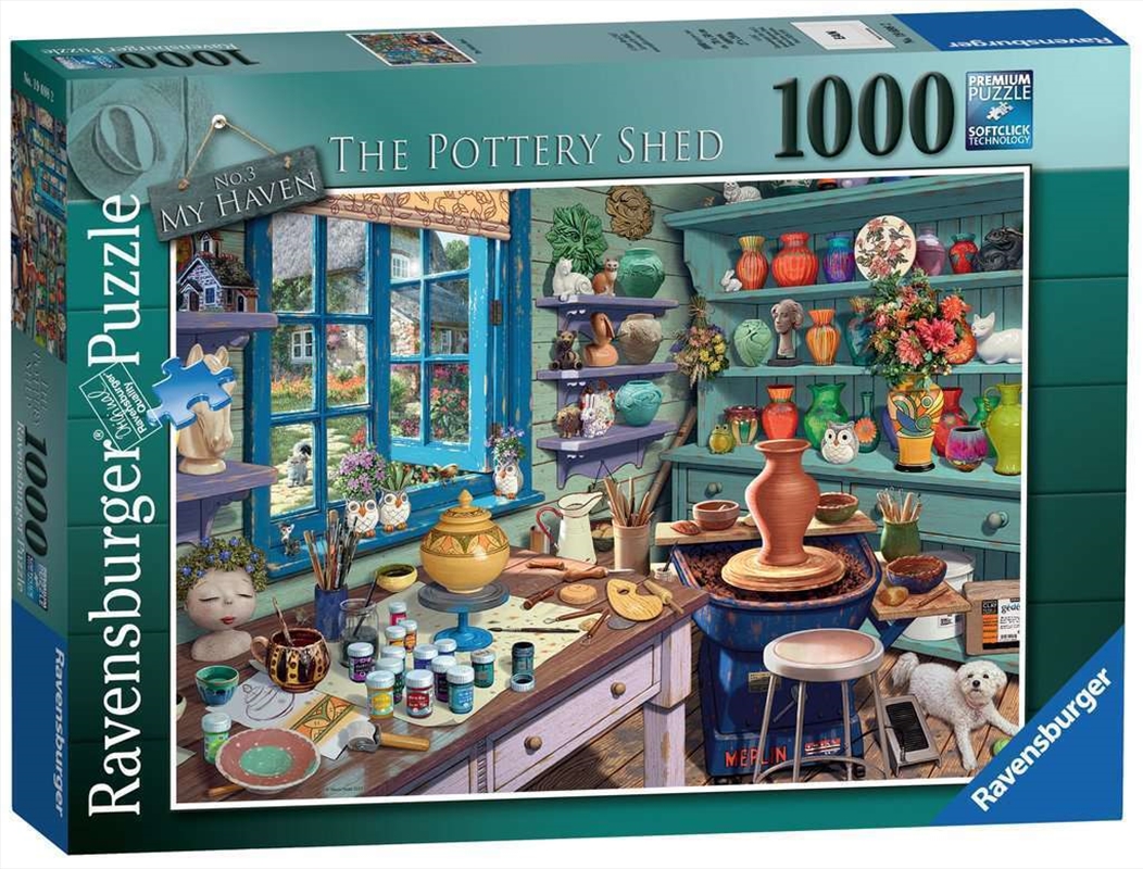 My Haven No 3 The Pottery Shed 1000 Piece Puzzle | Merchandise
