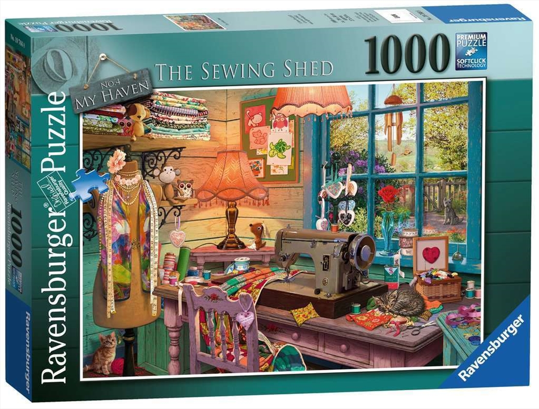My Haven No 2 The Sewing Shed 1000 Piece Puzzle | Merchandise