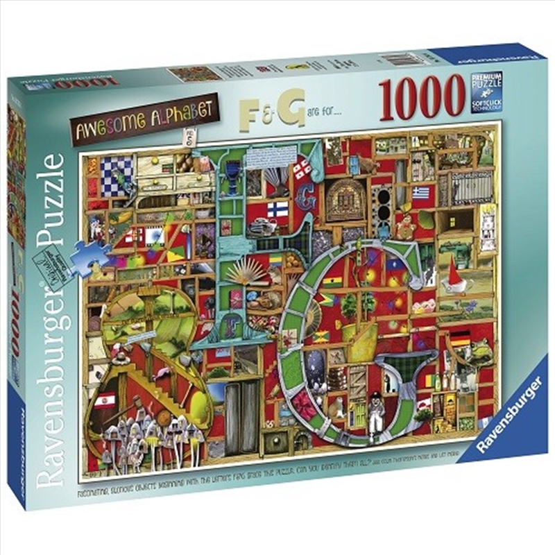 Awesome Alphabet F & G 1000 Piece Puzzle/Product Detail/Education and Kids